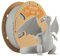 ERYONE High Speed Matte Filament 1.75mm +/-0.03mm, 3D Druck Filament, Polylactide, 1kg (2.2LBS) / Spule, Grau