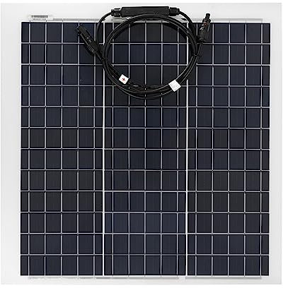 panel solar Panel Solar de 300W, 600W, célula monocristalina Flexible, Kit de Panel Solar RV de 12V con controlador completo for coche/barco/batería/Camping (Color : 1pc-300W)