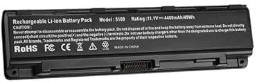Howtopfor Laptop Replacement PA5109U-1BRS Battery for Toshiba Series C45-AT79B C45-AK06B C45-AK07B PABAS271 PA5108U-1BRS