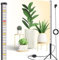 Niello T10 lampada da coltivazione per piante da interno, luce per piante a spettro completo da 42W, 216LED per piante verticali, altezza 120cm con interruttore on/off e supporto da terra a treppiede