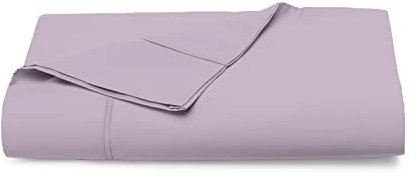 Pizuna Laken ohne Gummizug 140x200 cm Baumwolle Neu Lavendelfrost, 400 Fadenzahl 100% Langstapel Baumwolle Bettlaken, Satinbindung Flachlaken 230x280 cm