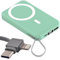 Mag-safe Power Bank 10000mah Wireless Power Bank Fast Charging 22.5W Portable Charger - 15W Wireless Charge Battery Pack - Power Bank (Green)