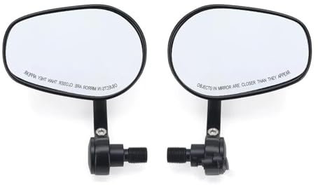 Motorrad Spiegel Für XSR700 Für XSR900 Linke Rechte Seitenspiegel Lenkerenddrehglas-Rückspiegel Für XSR 700 900 Motorradzubehör Motorrad Außenspiegel(Option A Long)