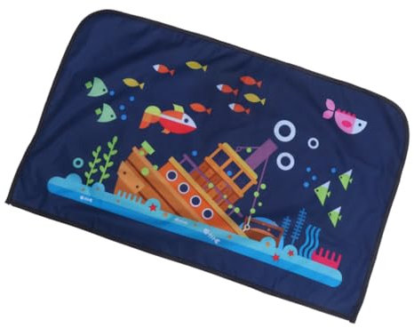 BUGUUYO Protector Solar De Coche Visera De Coche Cortina De Coche Película De Sol De La Ventana del Coche Sombrilla De Dibujos Animados Protector Solar para Ventana De Bebé Niño Auto Blue