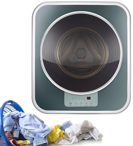 DDZJTPP Mini Lavadora, Lavadora portátil, Lavadora Automática De Pared Y Secadora Centrifugada, Lavado rápido en 15 Minutos, Capacidad de 3 kg, para Lavadora de Viaje en Dormitorio