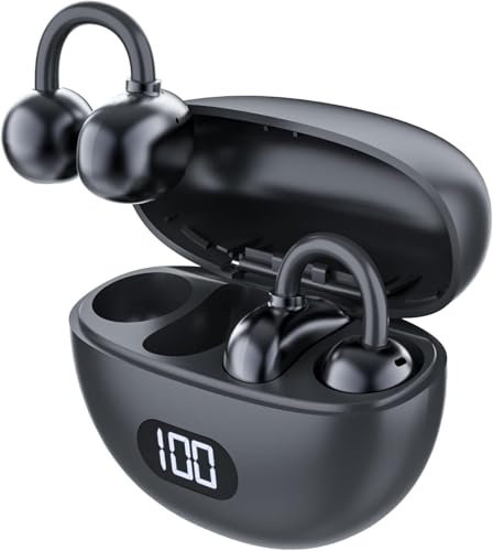 ANSTEN AI Übersetzer Kopfhörer Bluetooth 5.4, Clip On Kopfhörer Mit Echtzeit ÜBersetzung, HiFi Echtzeit Translation Kabellose Earbuds, 134 SprachüBersetzer Bluetooth Übersetzungskopfhörer