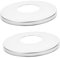 BESPORTBLE Placas de de Escalera de Piscina Inoxidable 304 2 Piezas Decorativas Protectora Resistente Corrosión para y Oficina