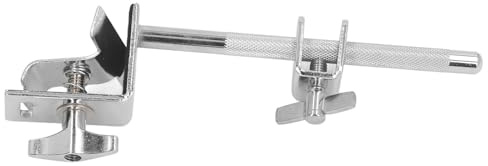 Cowbell Clamp for Bass Drum Hoop | Easy Up/Down Height Adjustment | Stainless Steel Drum Mount Holder for Percussion/Practice/Performance