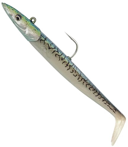Savage Gear Sandeel V2-2 Gummifische + 1 Jigkopf