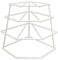 Delfinware Plate Stacker, Metal, White, 23 x 26 x 22cm