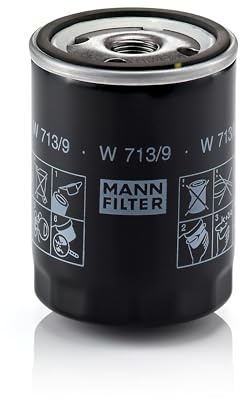 MANN-FILTER, W 713/9 Oil Filter | For Passenger Cars, Highest Filtration Performance, Engine Protection, High Quality Sealing, True OE Engineering