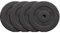 GORILLA SPORTS® Dischi Pesi - Singolo 1,25kg - 15kg o Set 27,5kg, 30kg, Foro 31mm, Rivestimento in Plastica, Nero - Piastra per Bilanciere, Manubri, Palestra, Allenamento, Fitness, Casa