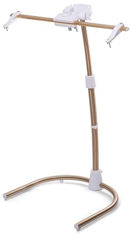 Daylight Company Stitchsmart Stand, Adjustable Embroidery Hoop Stand, Rotated Cross Stitch Stand, Hoop Holder, Hands Free Needlework Stand for Art Craft Sewing Projects,White