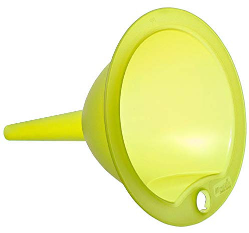 Rotho Vulcano Grande Imbuto, Plastica (PP) senza BPA, Trasparente/Verde, 13.5 x 13.5 x 15.5 cm