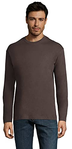 SOL´S Langarm T-Shirt Monarch, Größe:M, Farbe:Dark Grey (Solid)