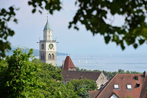 hansepuzzle 24226 - Überlingen am Bodensee Puzzle 2000 Teile - Orte Motiv mit hochwertiger Aufbewahrung: Kartonbox und wiederverschließbarem Beutel - Format 90 × 60 cm