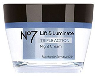 Boots No7 Lift & Luminate Triple Action Nachtcreme 50ml 15 SPF + 5 uva - geeignet für sensible Haut