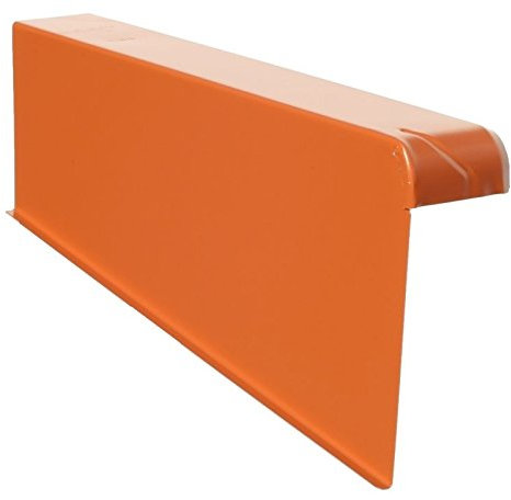 Windschutz-Ortgänge Ortgang Ortgangblech Aluminium 6/16 + Schraube (rechts, B-Ziegelrot)
