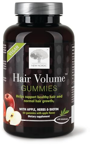 NEW NORDIC Hair Volume Daily Biotin Support Gummies 60-Day Supply - 1 Pk