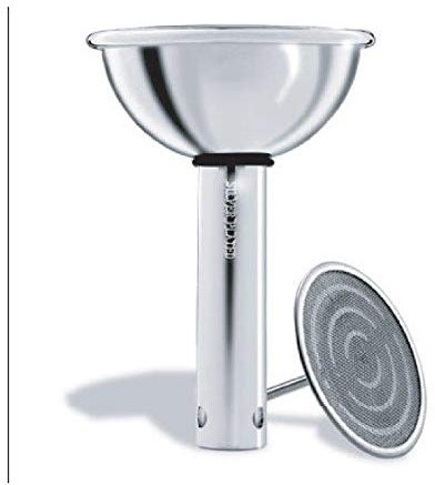 Stainless Steel Wine Decanting Aerator with Filter, Silver Plated