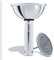 Stainless Steel Wine Decanting Aerator with Filter, Silver Plated