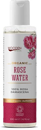 Wooden Spoon Natürliches Rosenwasser, 100% natürlich - zertifiziert, vegan 200 ml