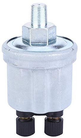 Vikye 1/8-27 NPTF Oil Pressure Sensor, 0-10 Bar, Automatic, Silver, Pressure Switch