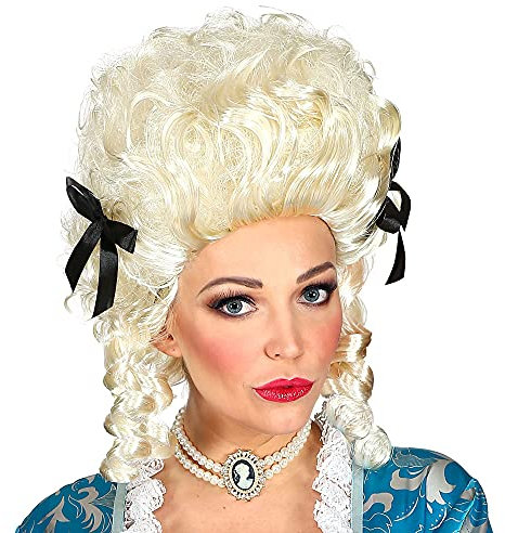 W WIDMANN MILANO Party Fashion - Perücke Kolonialfrau, Elfenbein, 18. und 19. Jahrhundert, Karneval, Mottoparty
