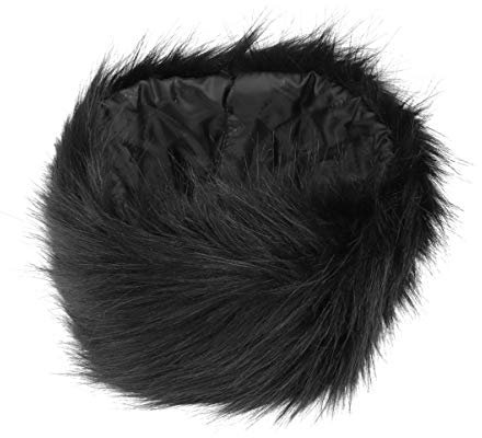Beaupretty Faux Headband with Stretch Winter Ear Warmer Earmuff Cold Weather Cap Fluffy Elastic Headband for Women(Black) Womens Hats Winter