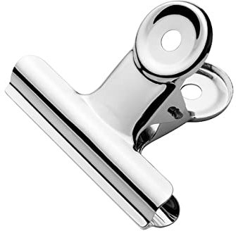 Westcott Klammer Bulldog-Klammern, Silber, 64,8x15mm, E-10904 00