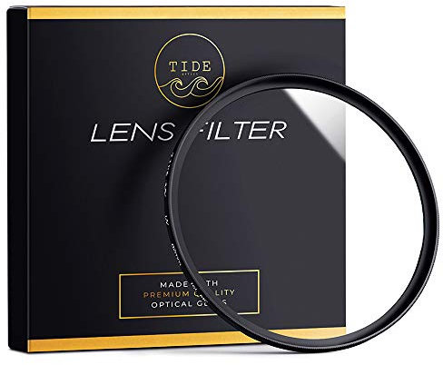 Tide Optics Filtro de Lente UV Protección Ultravioleta Vidrio Multicapa (55mm)