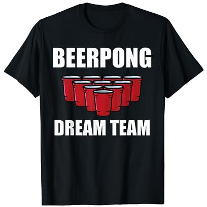 Beerpong Dream Team Bierpong Trikot Champion Party Bierpong T-Shirt