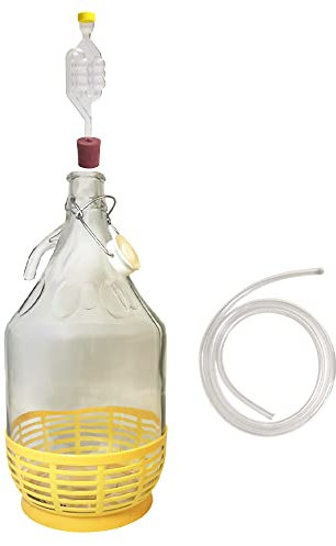 DIAH DO IT AT HOME 1 x 5L Demijohn + Airlock, Bung & Syphon