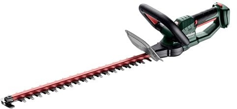 Metabo tagliasiepi a batteria HS 18 LTX 65 – 601719850 – 18 V – Leggera e silenziosa – Tagliasiepi e tagliasarbusti elettrica – Senza batteria e caricabatterie
