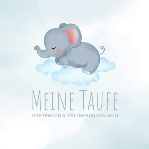 Taufe Gästebuch: Geschenk für Mädchen & Junge Erinnerungsbuch Taufe I Taufbuch Erinnerungsalbum