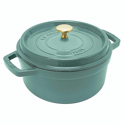 Staub, La Cocotte, Cocotte, 22 cm, 2,6 l, eucalipto, hierro fundido, redondo, 1025321