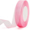 JijAcraft Ruban Organza Rose Transparent 2cm x 45M - Rouleau pour Emballage de Gâteaux, Mariage, Noël