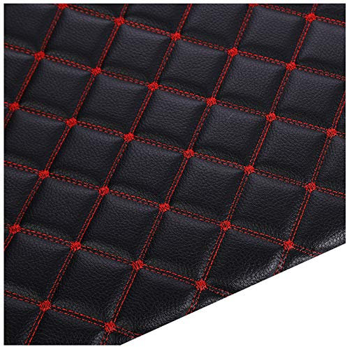 Kunstleder PVC Gesteppt Kaschiert Leder Kunstleder Polsterstoff Gesteppt Kaschiert Meterware Möbelstoff Dekostoff Polsterstoff Meterware für Schrank Ledertasche Autositz Sofa Möbel Repara(Size:1.5x1m)
