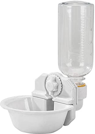 Rehmanniae Lapin Abreuvoir - Abreuvoirs Automatique pour Petits Animaux 500ml Fontaine d'eau Suspendue pour Petit Animal De Compagnie Bol De Bouteille d'eau pour Lapin Chat Hérisson Hamster