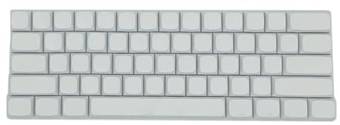 61 Key PBT Blank Keycaps XDA Profile Gamers Not Letter White Keycap for Switches Mechanical Keyboards