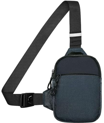 AiNinXun Brusttasche Herren Klein Umhängetasche Crossbody Bag Schultertasche Herren Klein Tasche Männer Crossbag Sling Bag Crossover Bag Herren Shoulder Bag Bodybag Handtaschen Handytasche Umhängen