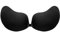 Lizzy 1pc Black Push Up Bra for Women Breathable & Skin Friendly Sticky Invisible Adhesive Strapless & Backless Bra Party Underwire Padded Comfort Everyday Bra (UK, Cup & Band, A, Standard, Black)