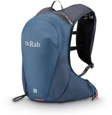 Rab Nitron 12L Lightweight Hydration Pack - Orion Blue - M | Comfortable Daypack, for Hiking, Trekking, & Trail Running