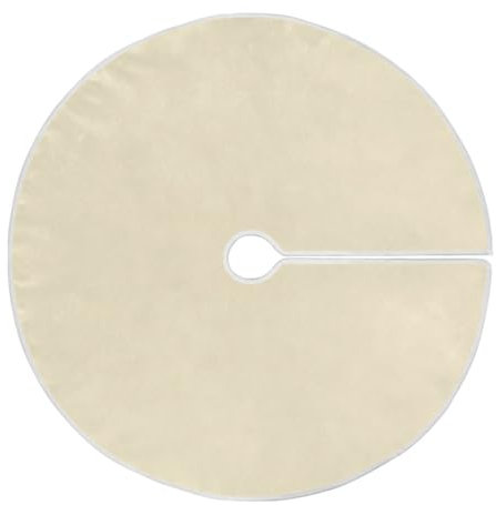 Christbaumdecke Beige Creme Einfarbig Weihnachtsbaum Decke Ideal Christbaum Decke Decorations Weihnachtsbaumdecke Rund Für Weihnachtsdekoration Neujahr Weihnachten S