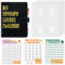 Skycase Budget Planner - Budget Planner Deutsch - A5 PU Leder Budget Binder Geld Organizer Sparen, Buget planer Startset Finanzplaner,Budget Binder Ringbuchordner Geld Organizer Sparen (Schwarz)