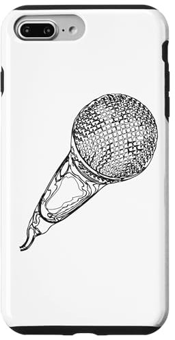 Custodia per iPhone 7 Plus/8 Plus Cantante musicista microfono schizzo