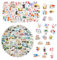 150 Pcs Travel Stickers Travel Scrapbook Waterproof Stickers Vintage Stickers Retro Stickers Travel Stickers for Scrapbooking for Luggage Laptop Water Bottle for Adults Teens Boy Girl