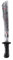 Milisten 1Pièce Accessoire Halloween Couteau De Boucher Sanglant pour Costumes De Pirate Prop Réaliste