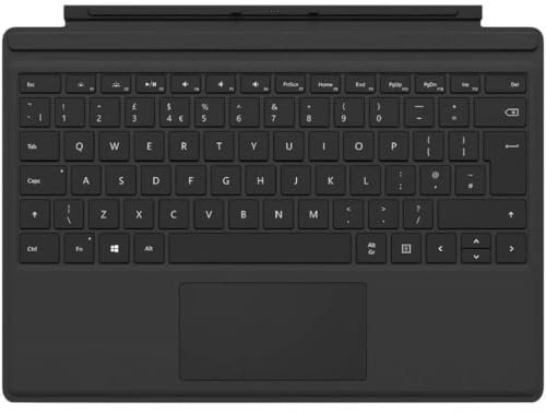 Microsoft Surface Pro - Tastiera tipo cover con contenitore per penna, compatibile con Surface Pro 8/9/X, QWERTY Nordique, colore: Nero