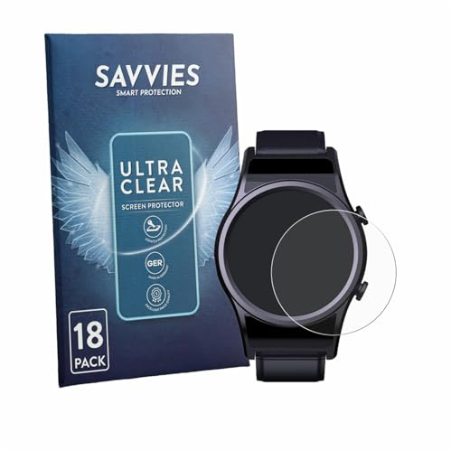 Savvies 18 Stück Schutzfolie für DigiKuber FSSB 1.3 Displayschutz-Folie Ultra-Transparent